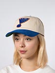 Бейсболка AMERICAN NEEDLE арт. 23020A-SLB Saint Louis Blues Burnett NHL (синий / кремовый)